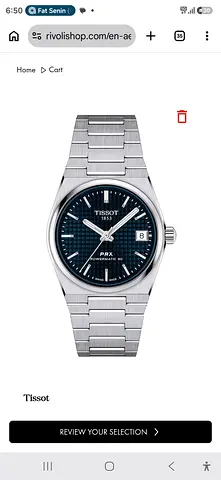 Tissot watch original powermatic (bought from rivoli MOE)