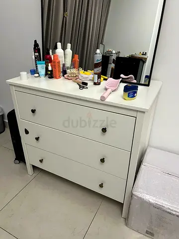 White Ikea dresser for sale
