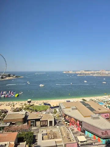 Panoramic Sea View 3BR | Beachfront Living | JBR