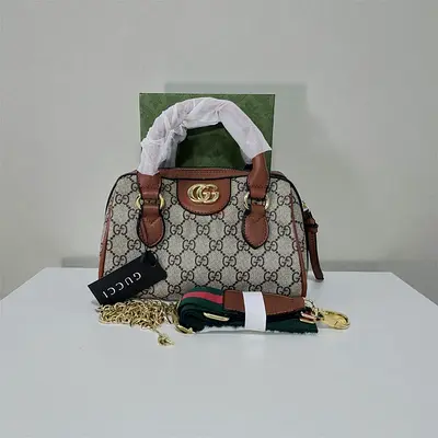 Gucci GG Supreme Monogram Canvas Handbag