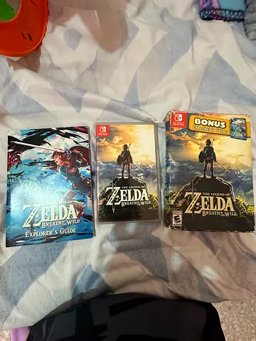 Zelda botw with explorers guide used condition