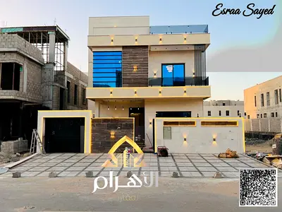 Luxury villa next to a stone mosque with distinctive finishes. Own a ground floor, first floor, and