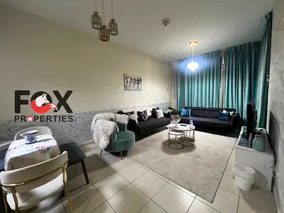 Luxury furnished 1BR apartment for annual rent in Ajman One Towers with free gym, pool, parking, and prime location near Ajman Corniche.
