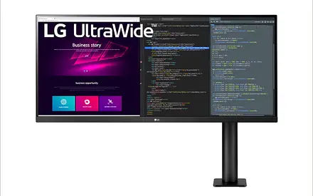 LG 34WN780-B 34” UltraWide Ergo Monitor – Excellent Condition