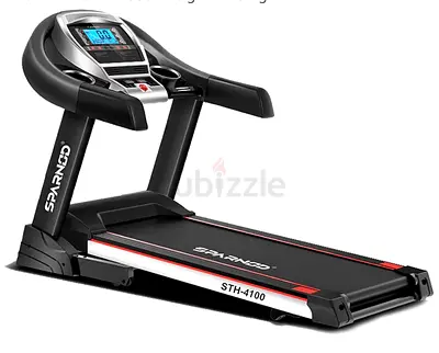 Used Sparnod Fitness Equipment STH-4100 Motorized Treadmill - Good Condition