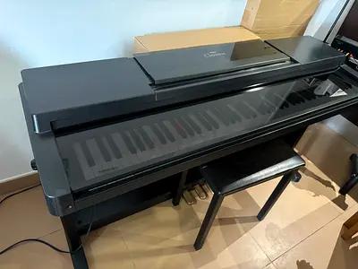 Casio digital piano with bench - good condition