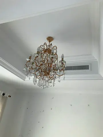 6-arm Antique Bronze Ceiling Light Chandelier (no bulbs) - 2