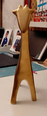 Gold Giraffe Figurine/Sculpture
