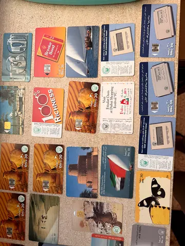 Etisalat Phone booth calling cards 1990’s