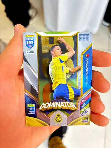 Cristiano Ronaldo FIFA 365 Panini Dominator Trading Card