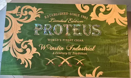 Limited edition Proteus collectable box handmade with cedar wood.