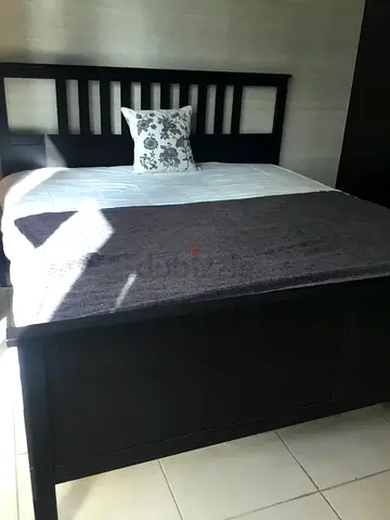 Ikea double bed with mattress for sale