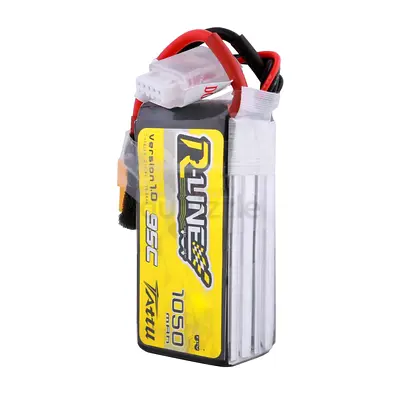 Tattu Tattu 1050mAh 4s 95C 14.8v R-Line Lipo Battery Pack with XT30 Plug