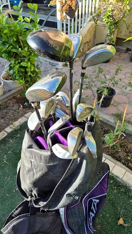Used Complete Golf Club Set with Stand Bag - Good Condition