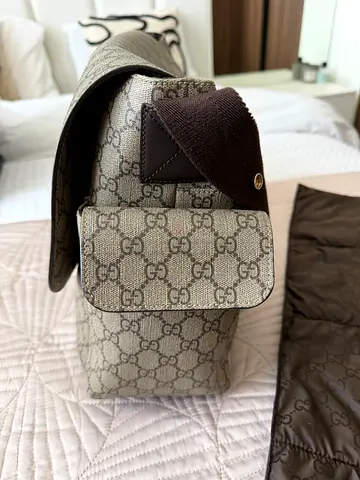 Pre-owned Gucci baby Monogram Canvas Crossbody Bag