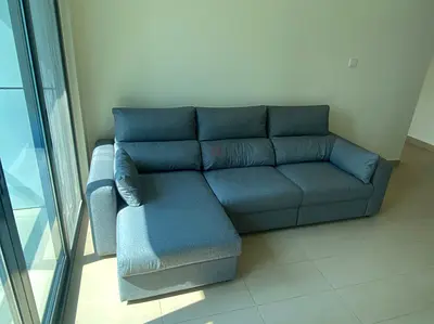 Ikea Eskelstuna L shape sofa bed Gray Excellent Condition
