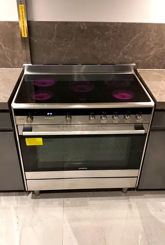 IQ700 Siemens 5 Rings Full Electric Ceramic Cooker Range Size 90cm