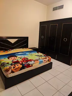 Master bedroom with attached washroom