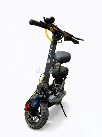 Electric Scooter With Seat  Dual Suspension – Needs Small repair