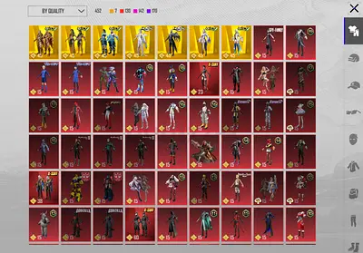 Pubg account for sale collection level 74