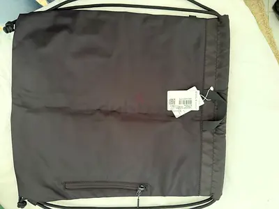 Lululemon Lightweight Black Gym Sack with Zipper Pocket