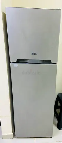 Vestel Double Door Refrigerator Silver. RM401TF3M-BG,  310 liters