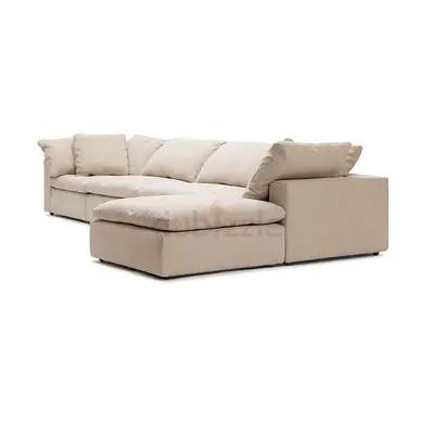 Premium Quality linen fabric the loom collection cloud sofa