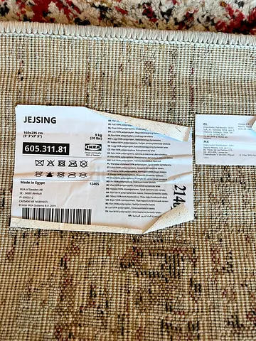 IKEA JESING flatwoven rug - good condition