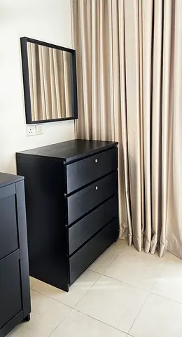 IKEA chest of 4 drawers plus wall mirror for sale