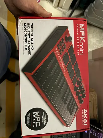 Akai MPK Mini (Special Edition Red) - Compact MIDI Controller, New