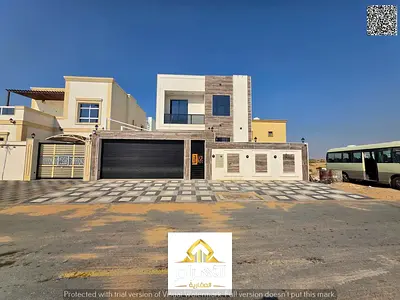 For sale: Luxurious villa with 3 master bedrooms in a quiet and prime location. Two floors, super deluxe finishing, on Sheikh Mohammed Bin Zayed Road.