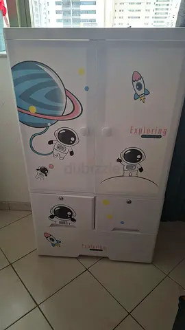 White Space-Themed Baby Wardrobe / Dresser - Good Condition