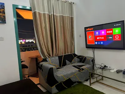 2BHK, furnished, in Al Qasimia, Sharjah, with no cheques or attestation requirements | Near Mega Mall | Near Al Wahda Street | Close to Dubai exit.