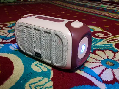 Portable Bluetooth Speaker with LED Light - Excellent Condition