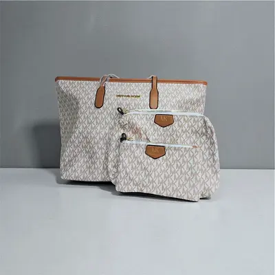 Michael Kors MK Logo 3-Piece Handbag Set