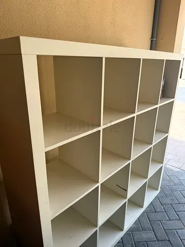 White 20-Cube Storage Shelf Unit - Good Condition , IKEA Kallax set