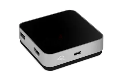 OWC Travel Dock USB C Docking Station, 4k Resolution Universal Laptop Docking Station with Charging