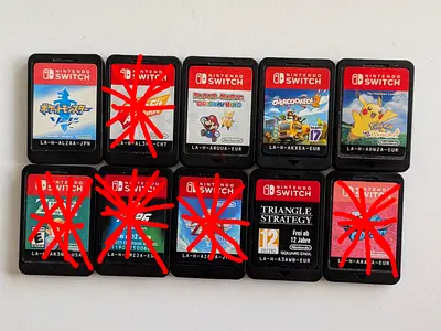 Nintendo Switch Game Cartridges – Various Titles ( Mario, Pokémon, etc.)