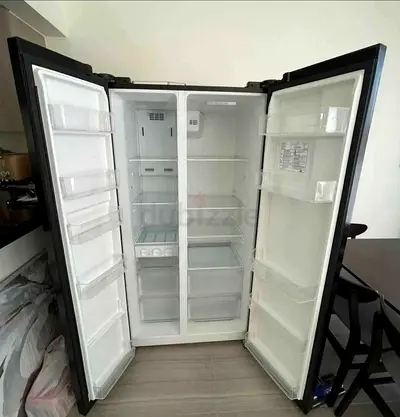 Free Delivery- Panasonic glass doors Side-by-Side Fridge and Freezer Latest Model 90cm