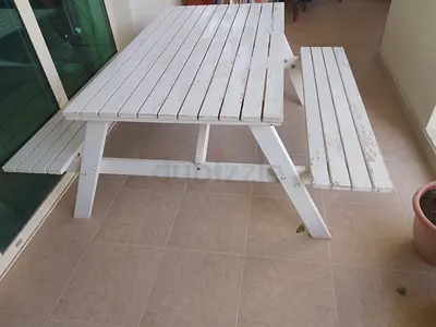 Garden Bench Table