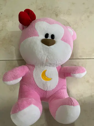 Small cute pink bear plushie