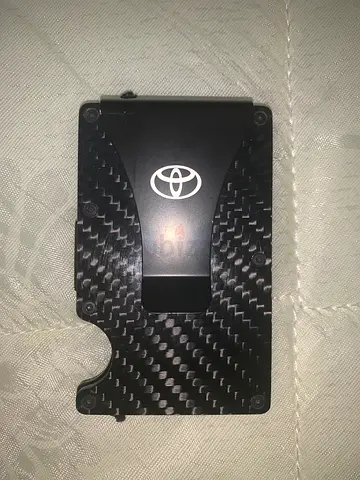 Carbon fiber toyota wallet