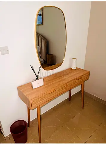 Slim Wooden Console Table with Drawers