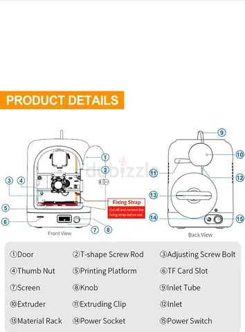 Compact Desktop 3D Printer (Educational/Prototyping) - Small Form Factor unused  —