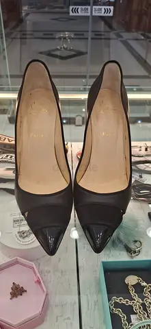 Christian Louboutin Black Pointed Toe Heels