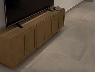 Oak-finish TV Cabinet / Entertainment Unit
