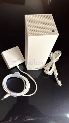 Linksys Velop Mesh Wi-Fi Router (White) with Power Adapter and Ethernet Cable