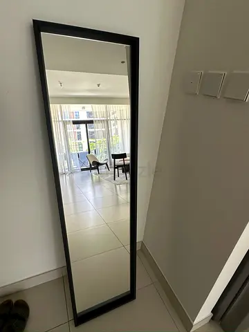 Small Decorative Mirror Blacked Frame