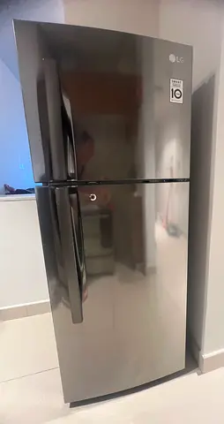 LG Silver Double Door Refrigerator 322 litre Capacity