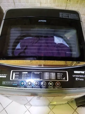 Geepas Top Load Washing Machine GFWM7800L - 7.8kg, Good Working Condition